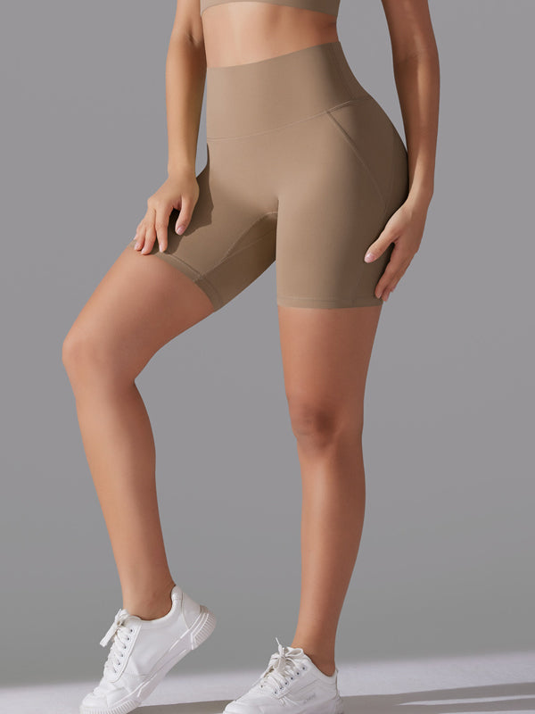 Flexvibe High-Waisted Tight Yoga Shorts - Tummy Control Butt Lifting Gym Fitness Wear