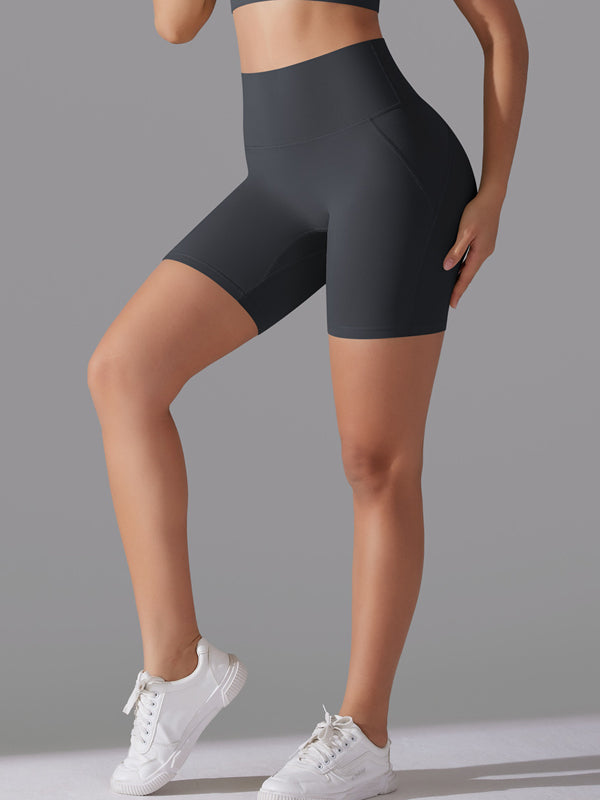 Flexvibe High-Waisted Tight Yoga Shorts - Tummy Control Butt Lifting Gym Fitness Wear