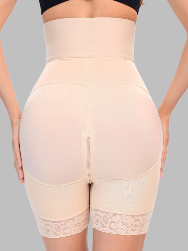 Flexvibe High-Waisted Tummy Control Shorts - Butt Lifting Anti-Roll Seamless Shapewear