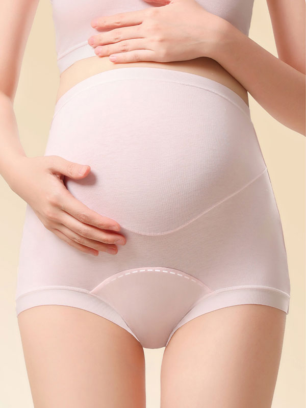 Flexvibe High-Waisted Maternity Underwear Class A Cotton Nude Feeling Belly Support No Tightness Pregnancy Underwear