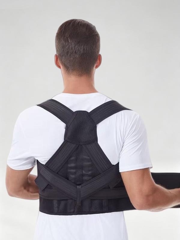 Flexvibe Posture Corrector, Back Support Brace for Upright Posture & Anti‑Hunching