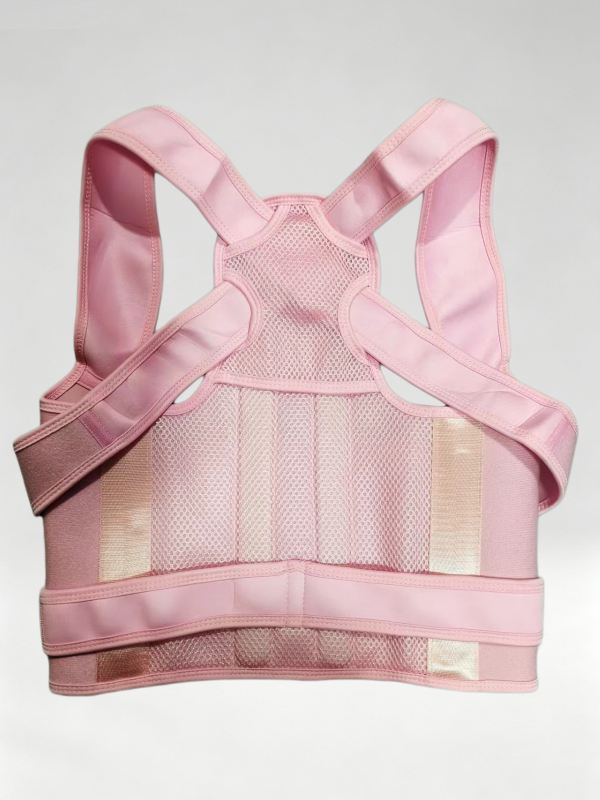 Flexvibe Adjustable Posture Corrector, Breathable Back Support for Spine & Shoulder Alignment