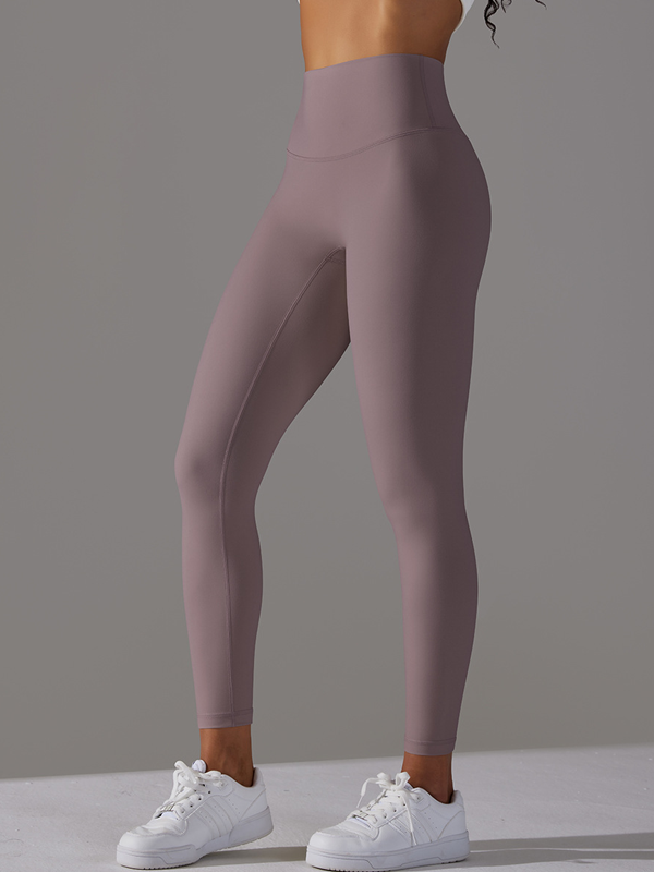 Flexvibe High Waisted Barely There Yoga Capris - Double-Sided Brushed Tummy Control Breathable
