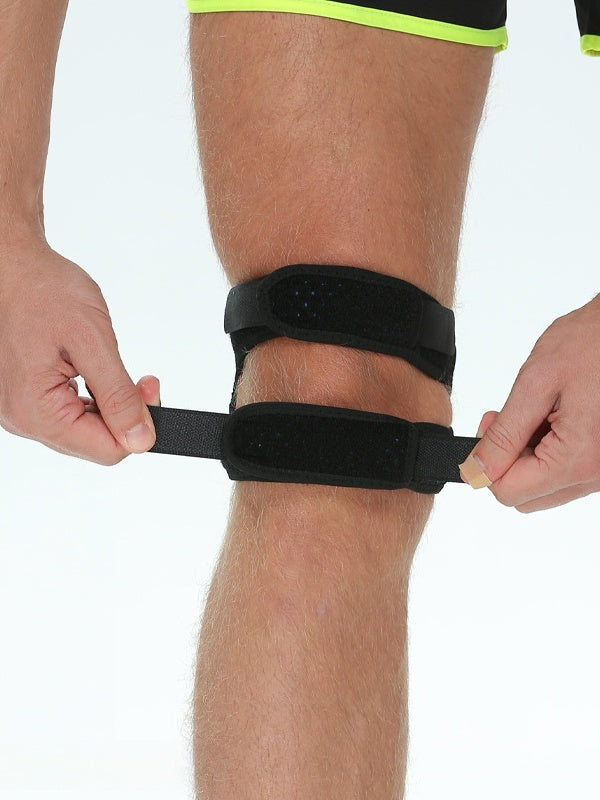 Flexvibe Adjustable Sports Knee Strap - Knee Pain Relief & Stability for Running/Gym