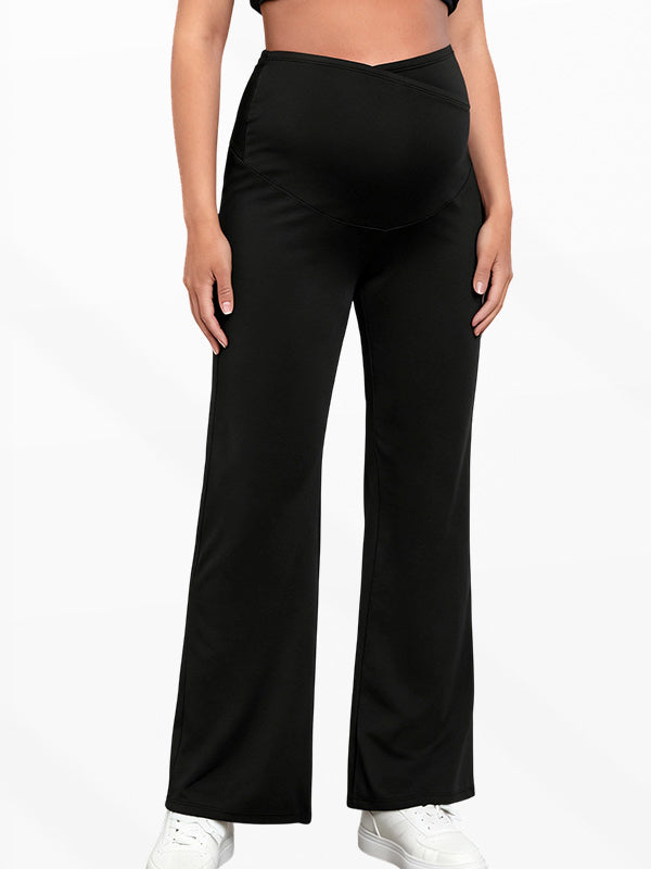 Flexvibe Maternity Loose Fit Pants - High Elastic Tummy Support Comfortable Pregnancy Daily Wear