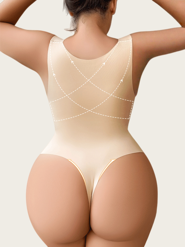 Flexvibe Plus-Size Bodysuit XL-4XL - Full Body Smoothing Tummy Control Shapewear