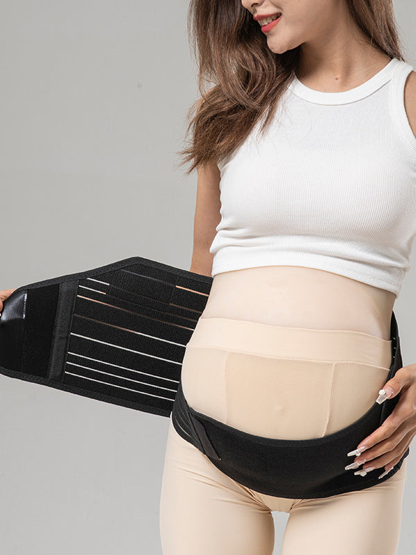Flexvibe Maternity 3-Piece Belly Support Belt - Adjustable Breathable All Pregnancy Stages Wear