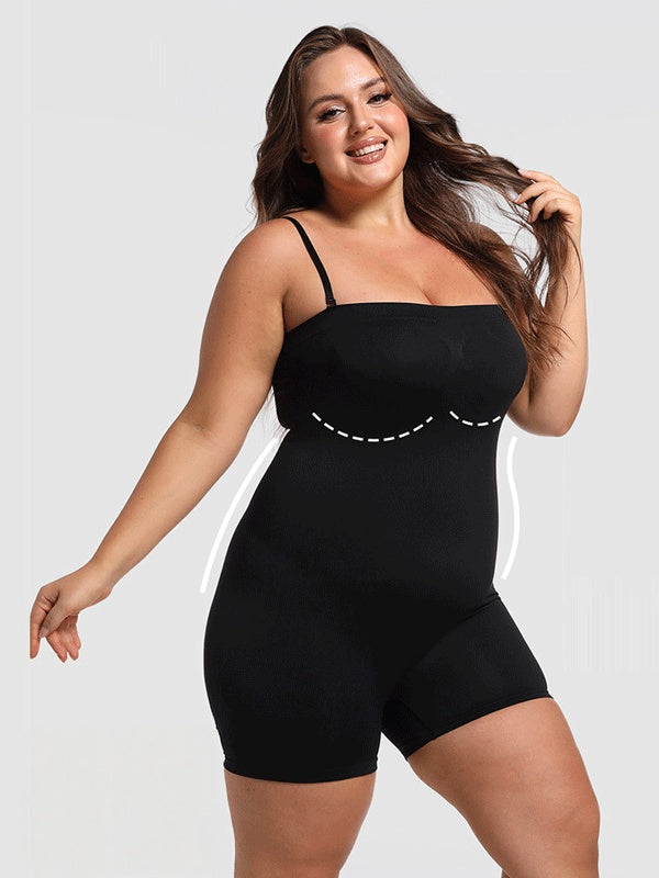 Flexvibe Detachable Strap Shapewear S-3XL - Bodysuit Tummy Control Versatile Wear