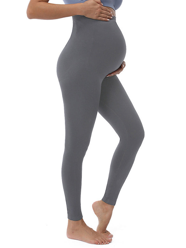 Flexvibe S-3XL High Elastic Maternity Yoga Pants - Tummy Support Breathable Pregnancy Workout Wear