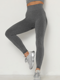 Flexvibe High Waisted Seamless Yoga Leggings - Butt Lifting Tummy Control Breathable Slim Fit