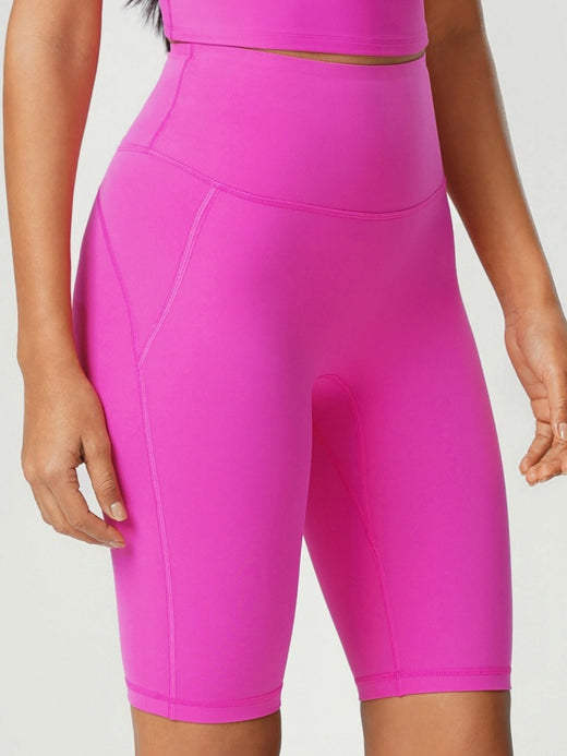 Flexvibe High-Waisted 5/8 Yoga Shorts | Antibacterial, Naked-Feel, Tummy Control, 6 Colors, XS–XL