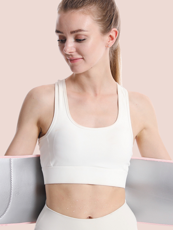 Flexvibe Sweat-Enhancing Waist Trimmer - Silver Ion Heat-Locking Pocket Gym Yoga Shaper