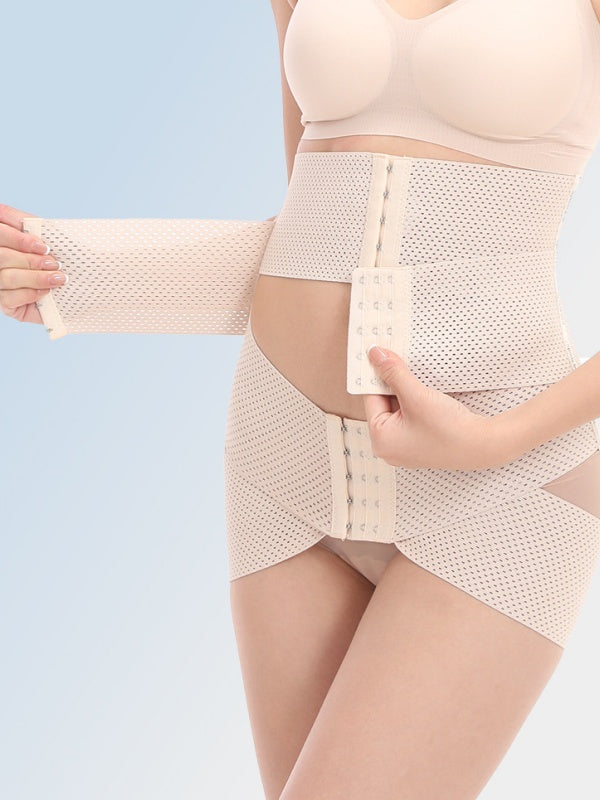 Flexvibe High-Stretch Waist Trainer S-4XL - Tummy Control Hip Lifting Breathable Postpartum Belt