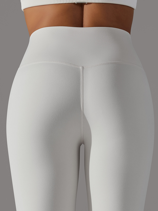 Flexvibe High Waisted Barely There Yoga Capris - Double-Sided Brushed Tummy Control Breathable