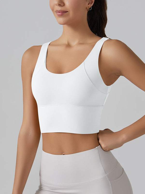Flexvibe V Back Beauty Sports Bra Cloud Feel Breathable Sweat-Wicking