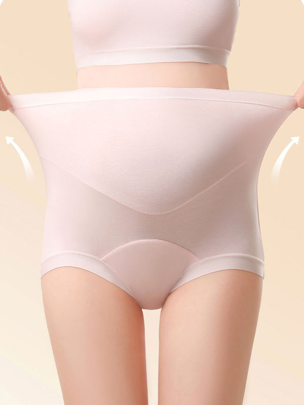 Flexvibe High-Waisted Maternity Underwear Class A Cotton Nude Feeling Belly Support No Tightness Pregnancy Underwear
