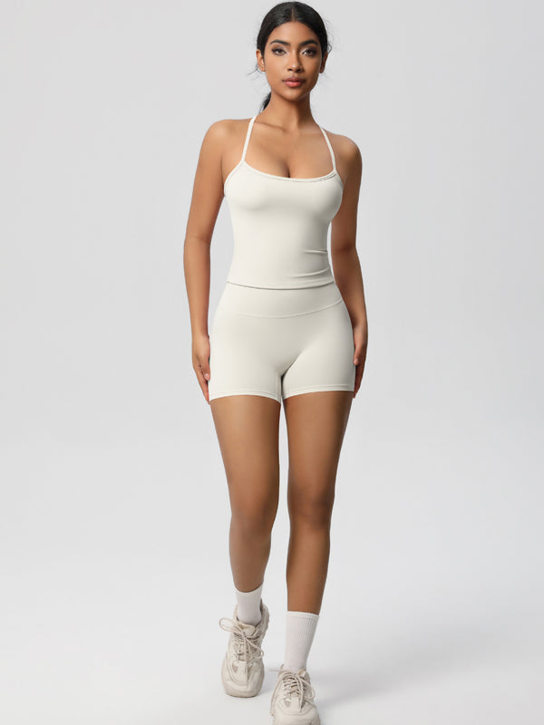 Flexvibe Stretchy High-Waisted Yoga Set - Double-Brushed Versatile Athletic Loungewear