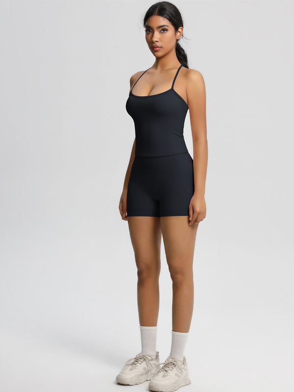 Flexvibe Stretchy High-Waisted Yoga Set - Double-Brushed Versatile Athletic Loungewear