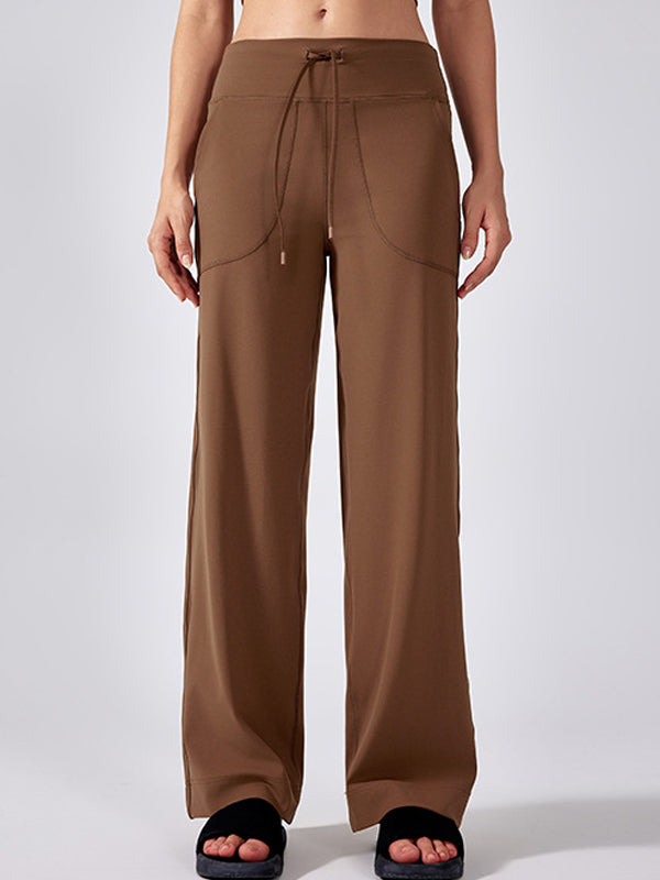 Flexvibe Non-Slip High-Waisted Yoga Pants - Straight-Leg Soft Breathable Workout & Lounge Pants