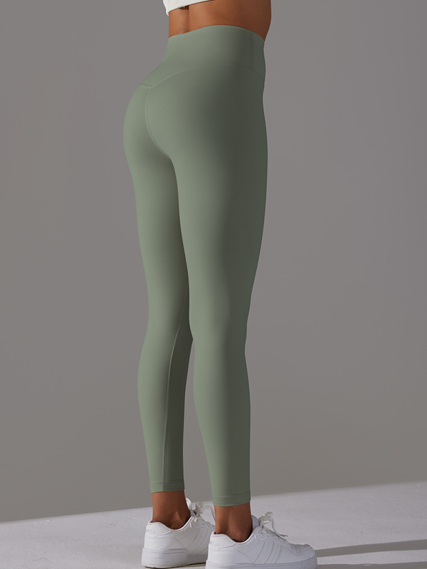 Flexvibe High Waisted Barely There Yoga Capris - Double-Sided Brushed Tummy Control Breathable