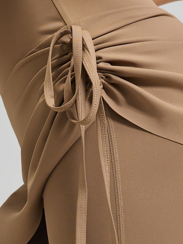 Flexvibe Buttery Soft Ruched Flare Yoga Skort - High Waisted Faux Two-Piece for Gym & Daily