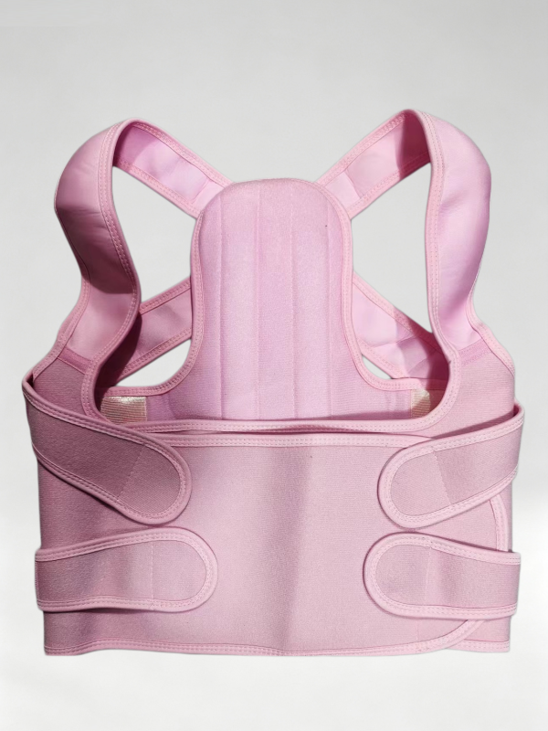 Flexvibe Adjustable Posture Corrector, Breathable Back Support for Spine & Shoulder Alignment