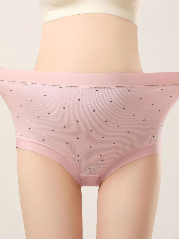 Flexvibe Maternity High Waisted Underwear 10A Extended Crotch Breathable Antibacterial Plus Size Pregnancy Panties