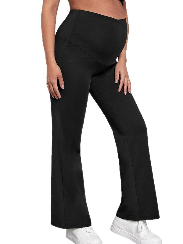 Flexvibe Maternity Loose Fit Pants - High Elastic Tummy Support Comfortable Pregnancy Daily Wear