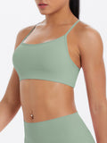 Flexvibe Crisscross Backless Yoga Bra Thin Strap High Elastic Sweat-Wicking