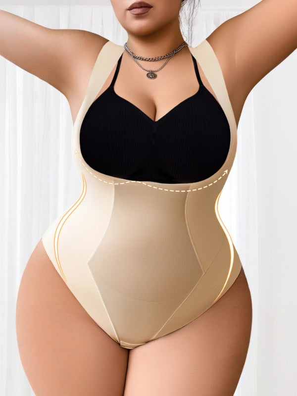 Flexvibe Plus-Size Bodysuit XL-4XL - Full Body Smoothing Tummy Control Shapewear