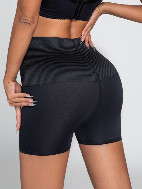 Flexvibe High Waist Tummy Control Butt Lifting Shorts, Extra Wide Waistband, Stretchy Seamless Boyshorts