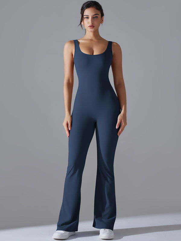 Flexvibe Women’s Yoga Fitness Bodysuit - Barely-There Camisole Slim-Fit Moisture-Wicking