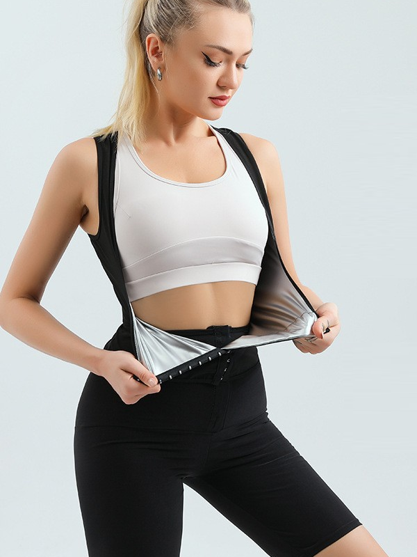 Flexvibe Sweat Inducing Sauna Shapewear for Women S-3XL Tummy Control Waist Trainer
