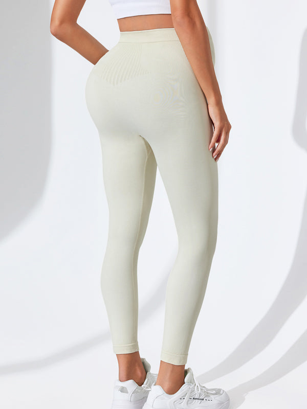 Flexvibe  Maternity High-Waist Yoga Pants - Soft Elastic Breathable Tummy Support Yoga Wear