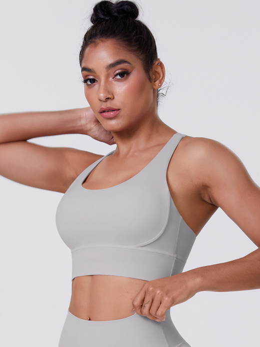 Flexvibe Colorblock Seamless Sports Bra | Tummy Control, Wirefree, Racerback, S–XL, 4 Colors