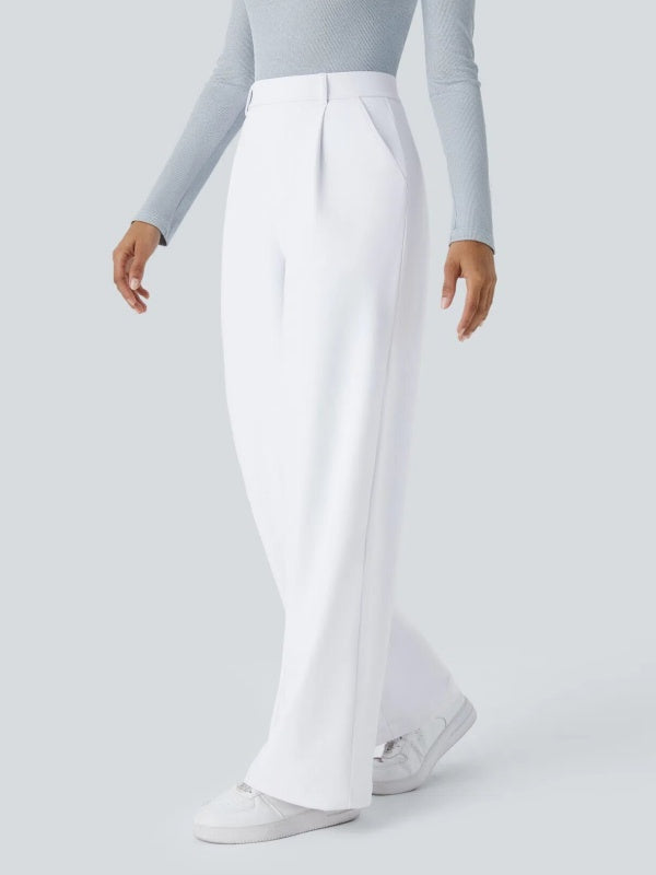 Flexvibe Casual Straight-Leg Pants, Loose & Slim-Fitting, Suitable for Commuting & Casual Occasions