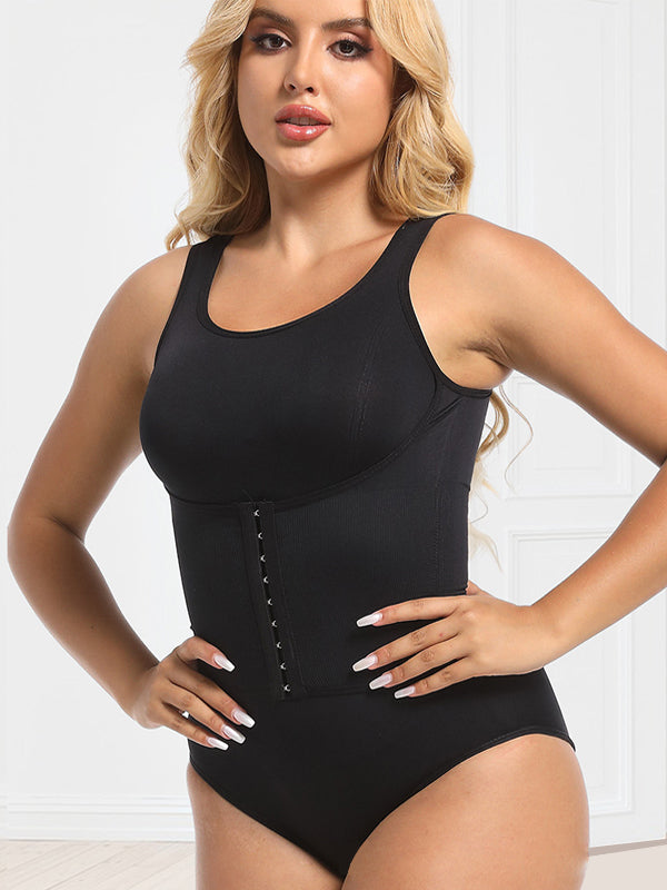 Flexvibe Plus-Size Enhanced Hook-and-Eye Shapewear S-3XL - Slimming Tummy Control Breathable