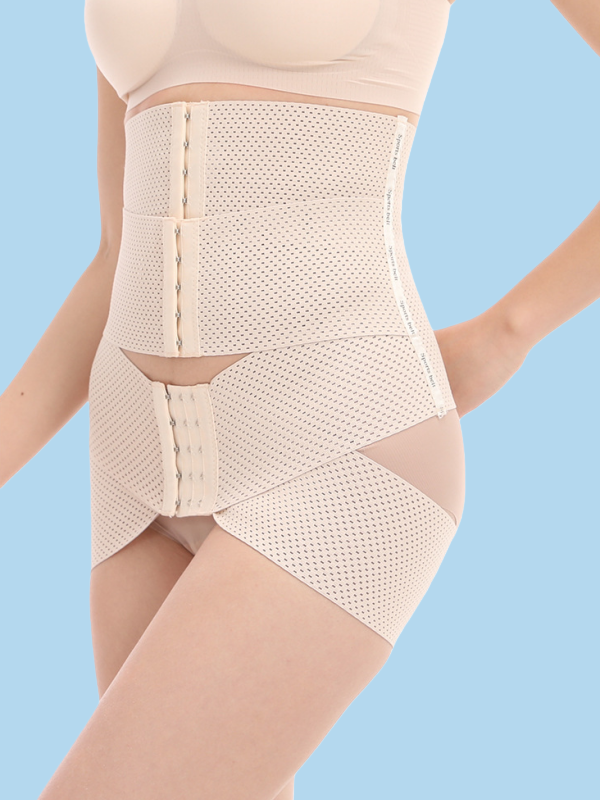 Flexvibe High-Stretch Waist Trainer S-4XL - Tummy Control Hip Lifting Breathable Postpartum Belt