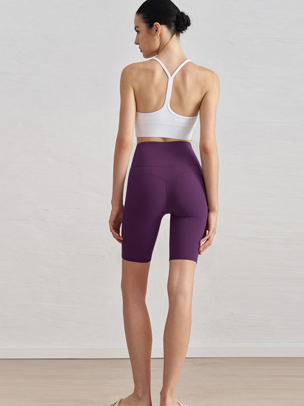 Flexvibe High-Waisted 3/4 Fitness Pants - Snug-Fit Quick-Dry Breathable Daily Workouts
