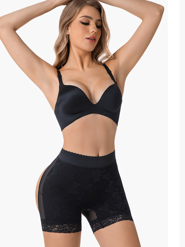 Flexvibe Butt Lift Waist Trainer Shapewear Shorts - Seamless High-Waisted Tummy Control