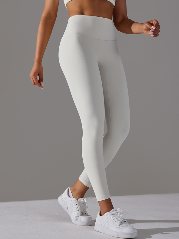 Flexvibe High Waisted Barely There Yoga Capris - Double-Sided Brushed Tummy Control Breathable