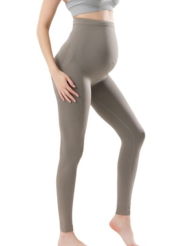 Flexvibe High-Waisted Maternity Yoga Pants - Belly Support High-Elastic Seamless Wear