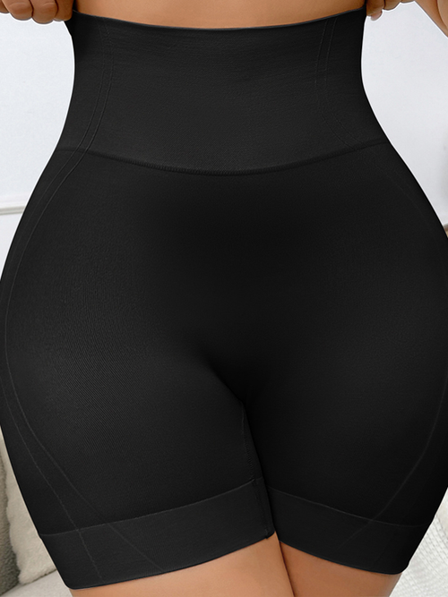 Flexvibe 3D Butt-Lifting High-Waisted Shorts - Anti-Rolling Tummy-Control Elastic