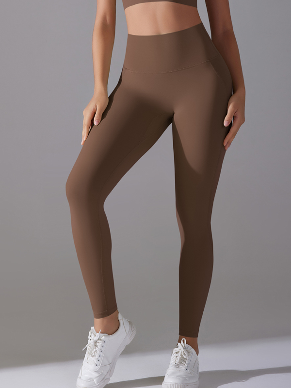 Flexvibe High Waisted Naked Feel Yoga Capris - Tummy Control Butt Lifting Body-Hugging