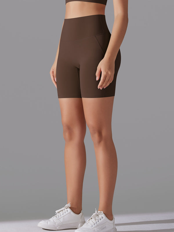 Flexvibe High-Waisted Tight Yoga Shorts - Tummy Control Butt Lifting Gym Fitness Wear