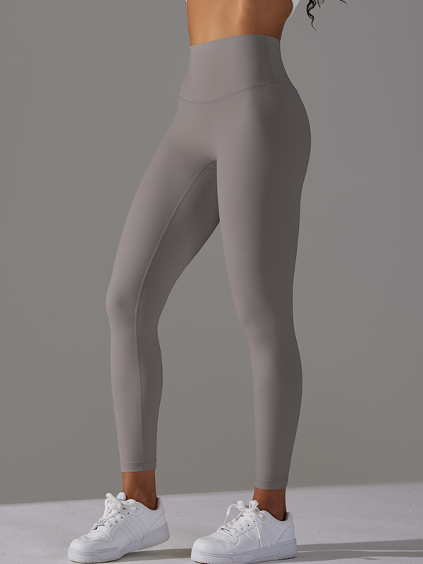 Flexvibe High Waisted Barely There Yoga Capris - Double-Sided Brushed Tummy Control Breathable