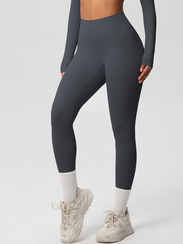 Women’s High Waisted Brushed Yoga Leggings – Buttery Soft Worko