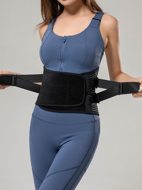 Flexvibe Postpartum Belly Binder - Breathable Tummy Control Adjustable Recovery Support Wrap