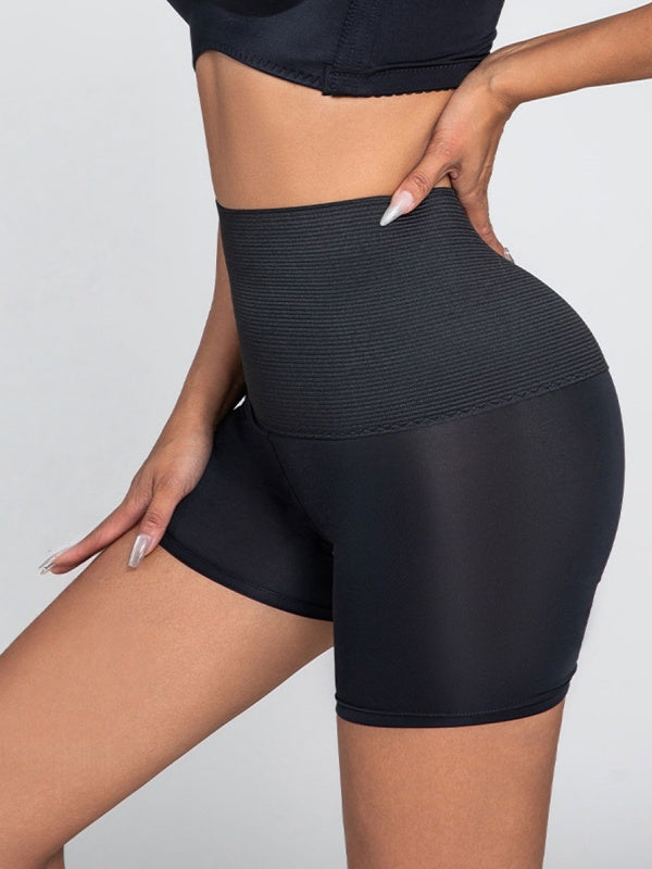Flexvibe High Waist Tummy Control Butt Lifting Shorts, Extra Wide Waistband, Stretchy Seamless Boyshorts