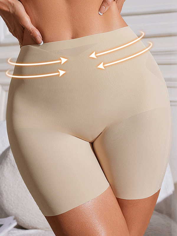 Flexvibe Detachable Butt Lifting Pad Shorts - Tummy Control Seamless Daily Shaping